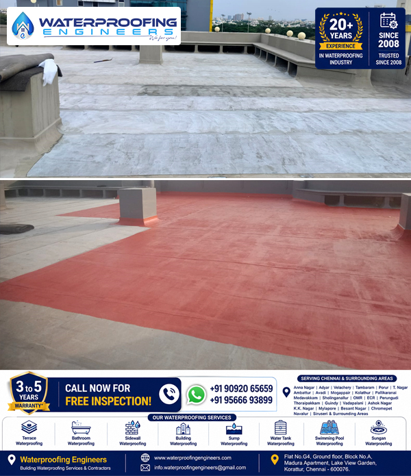 terrace water leakage during rain and terrace waterproofing solution
