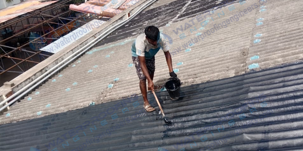 Asbestos Sheet Waterproofing - Surface Preparation