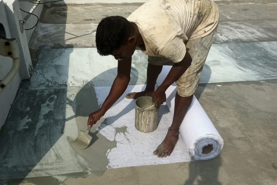 Non woven Chemical Waterproofing for Terraces