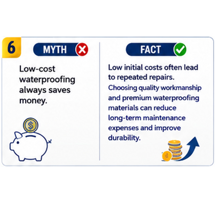 Terrace Waterproofing Services: Myth vs Fact No.6